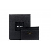 Saint Laurent Portacarte Pelle Nera