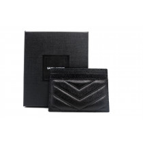 Saint Laurent Portacarte Pelle Nera