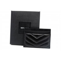 Saint Laurent Portacarte Pelle Nera