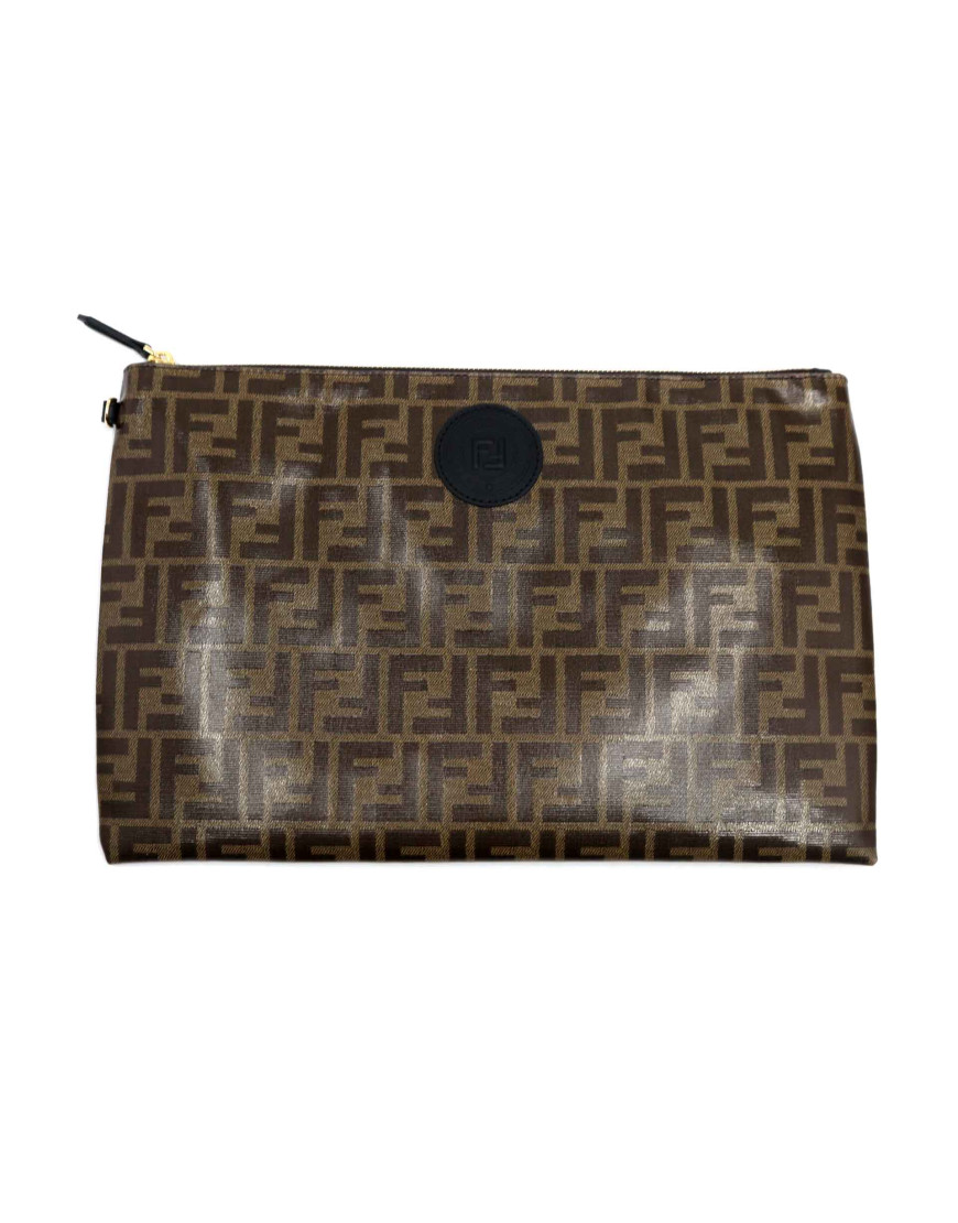 Fendi Pochette Pelle Marrone