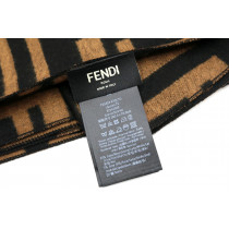 Fendi Sciarpa Lana Marrone