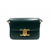 Celine Triomphe Teen Pelle Verde