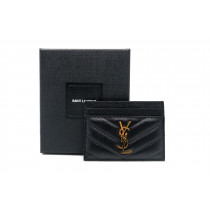 Saint Laurent Portacarte Pelle Nera