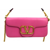 Valentino Vlogo Pelle Fucsia