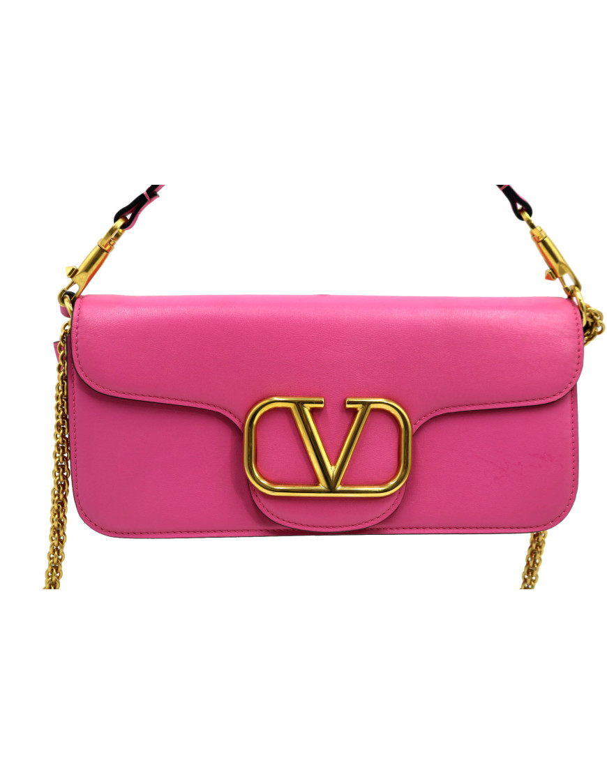 Valentino Vlogo Pelle Fucsia