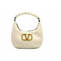 Valentino VLogo Hobo Pelle Avorio