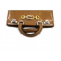 Gucci Zumie Small Pitone Beige