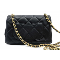 Chanel Mini Limited Edition Pelle Nera e Swarovski