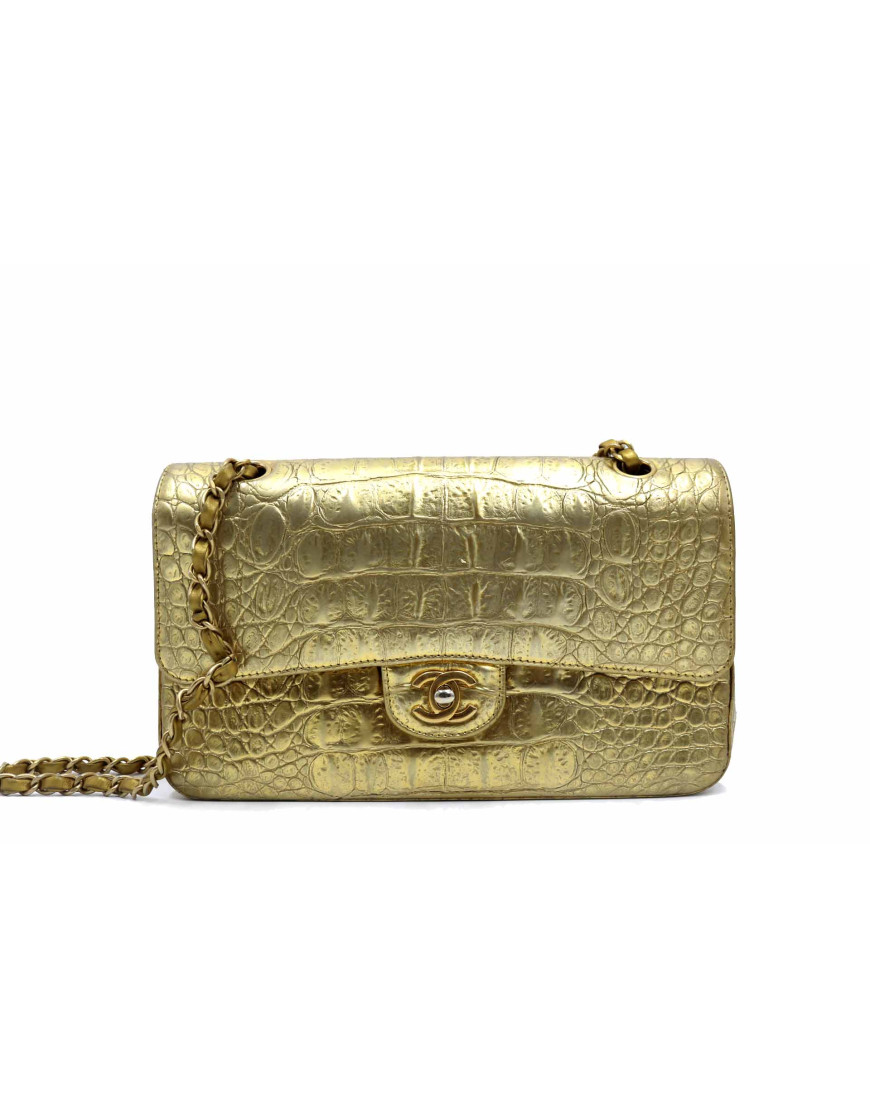 Chanel Double Flap Limited Pelle Oro