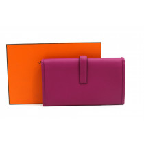 Hermès Jige Cuir Fuchsia