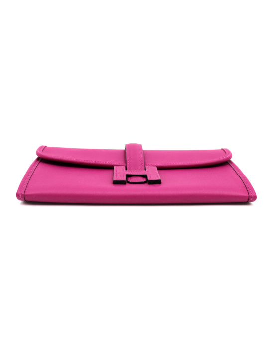 Hermes Jige Leather Fuchsia