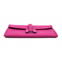 Hermès Jige Cuir Fuchsia