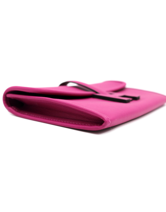 Hermes Jige Leather Fuchsia