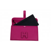 Hermes Jige Leder Fuchsia