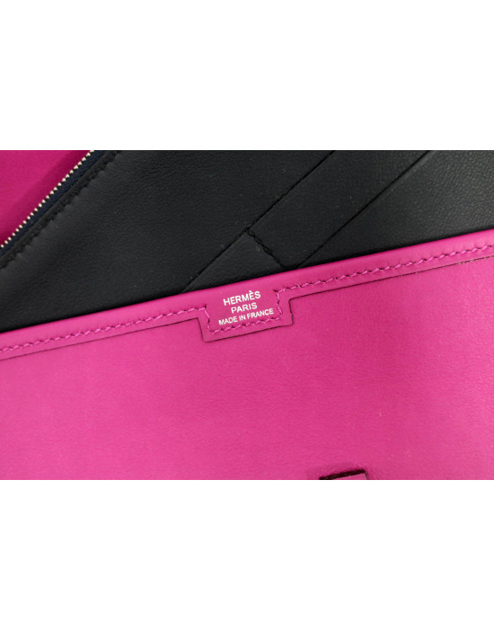 Hermès Jige Cuir Fuchsia