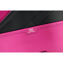 Hermes Jige Leather Fuchsia