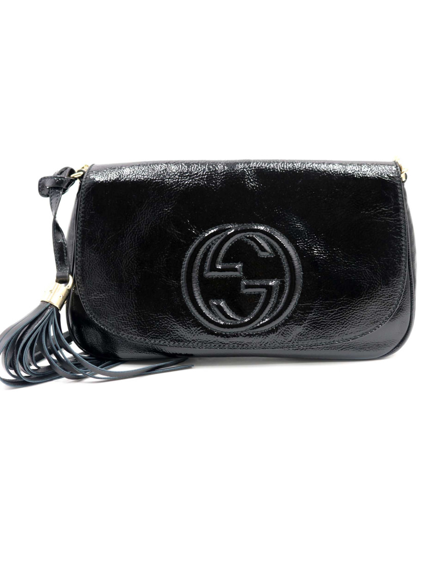 Gucci Soho Pelle Lucida Nera