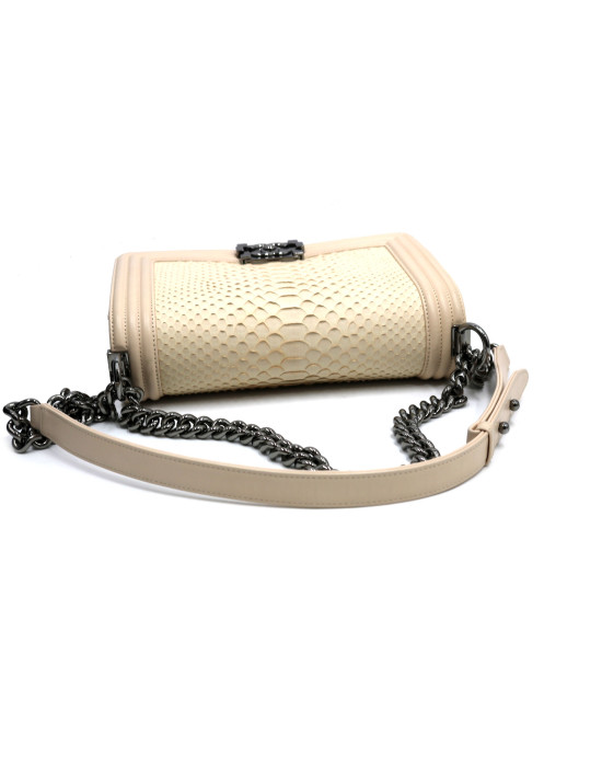 Chanel Le Boy Pitone Cipria