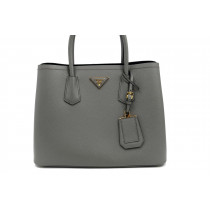 Prada Double Pelle Grigia