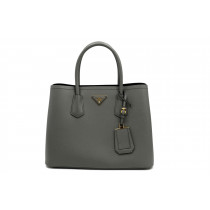 Prada Double Pelle Grigia