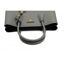 Prada Double Pelle Grigia