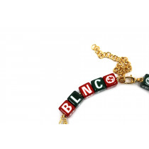 Gucci per Baleciaga Collana Acciaio Multicolor