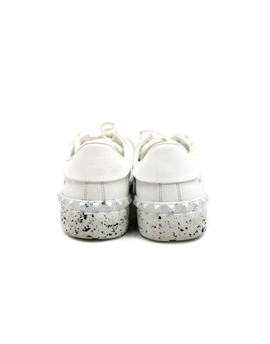 Valentino Open For A Change Sneaker Pelle Bianca