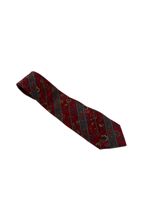 Valentino Cravatta Seta Bordeaux