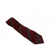 Valentino Cravatta Seta Bordeaux