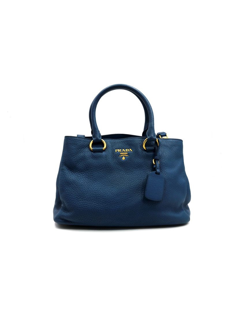 Prada Zway Pelle Azzurro Blu