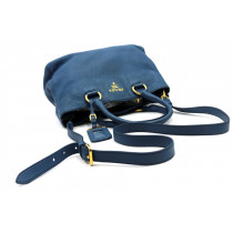 Prada Zway Pelle Azzurro Blu