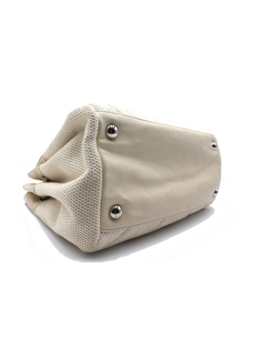 Chanel Shopping Tela Avorio