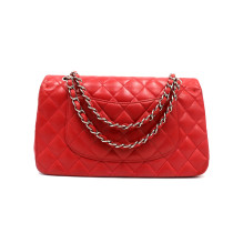 Chanel Classica Media Pelle Rossa