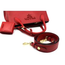 Prada Monochrome Pelle Saffiano Rossa