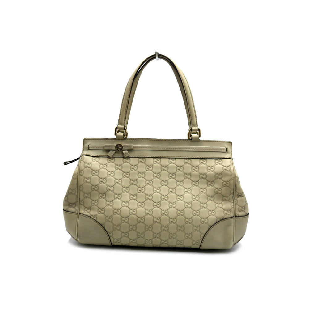 Gucci Shopping Pelle Beige