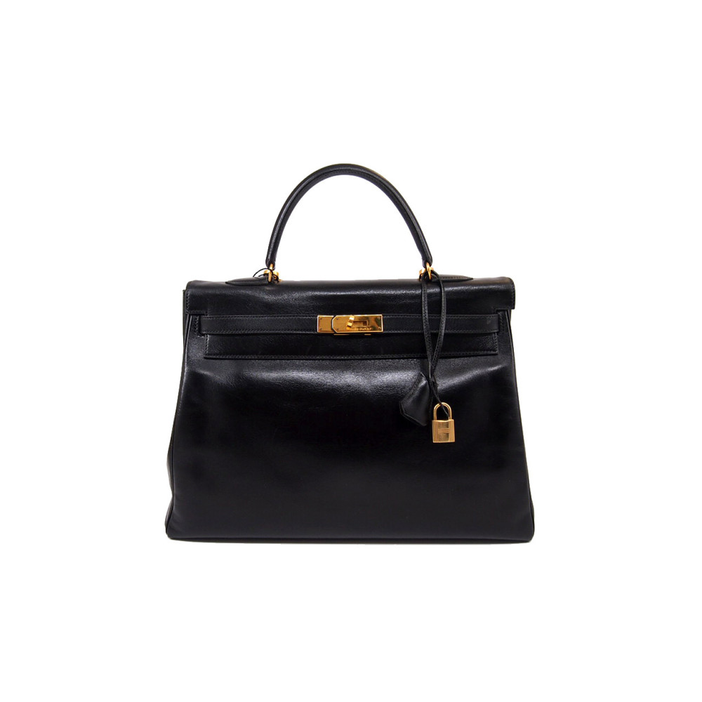 Hermes Kelly pelle nera