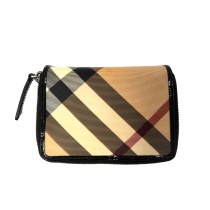 Burberry Portafoglio Compact Check Beige