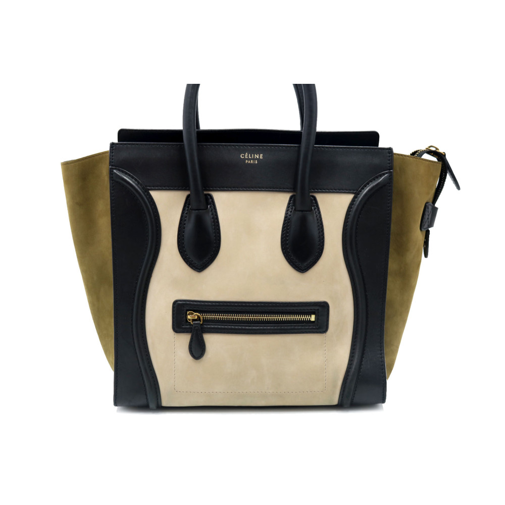 Celine Luggage Pelle Tricolor