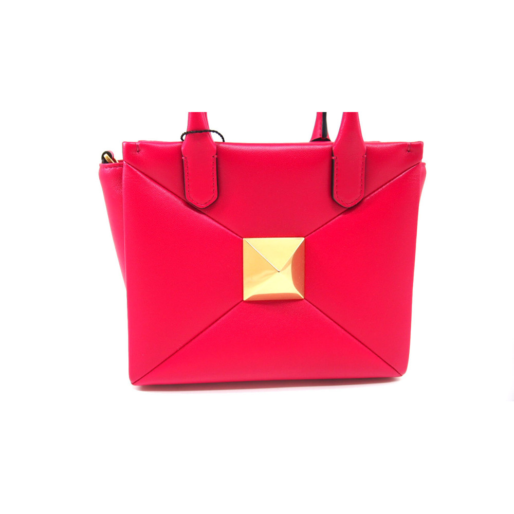 Valentino One Stud Pelle Fucsia