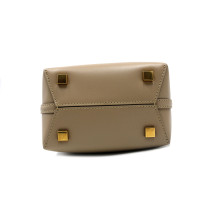 Saint Laurent Beuteltasche Le 37 Mini Beige Leder