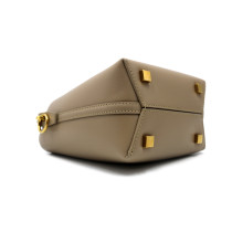 Saint Laurent Le 37 Mini Bucket Bag Beige Leather