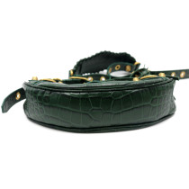 Balenciaga Le Cagole Pelle Verde Scuro