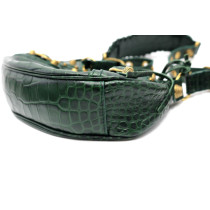 Balenciaga Le Cagole Pelle Verde Scuro