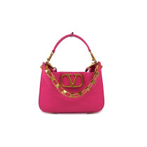 Valentino Rockstud Hobo Vsling Pelle Rosa Bubble