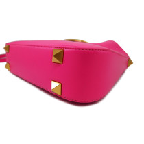 Valentino Rockstud Hobo Vsling Pelle Rosa Bubble