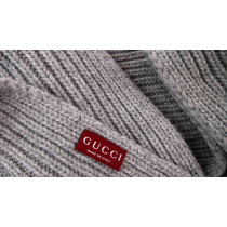 Gucci Sciarpa Lana e Cachemire Grigia