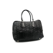 Prada Bauletto Pelle Goffrata Nera