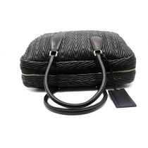 Prada Bauletto Pelle Goffrata Nera