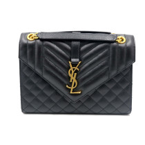 Saint Laurent Envelope Pelle Nera