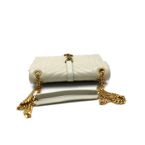 Saint Laurent Envelope Pelle Bianco